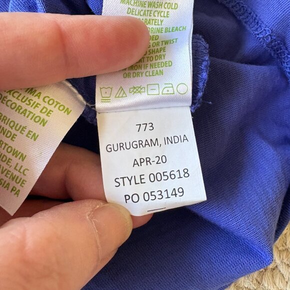 Lilly Pulitzer Idara One Shoulder Ruffle Dress Corsica Blue Pom Pom M - Picture 6 of 9